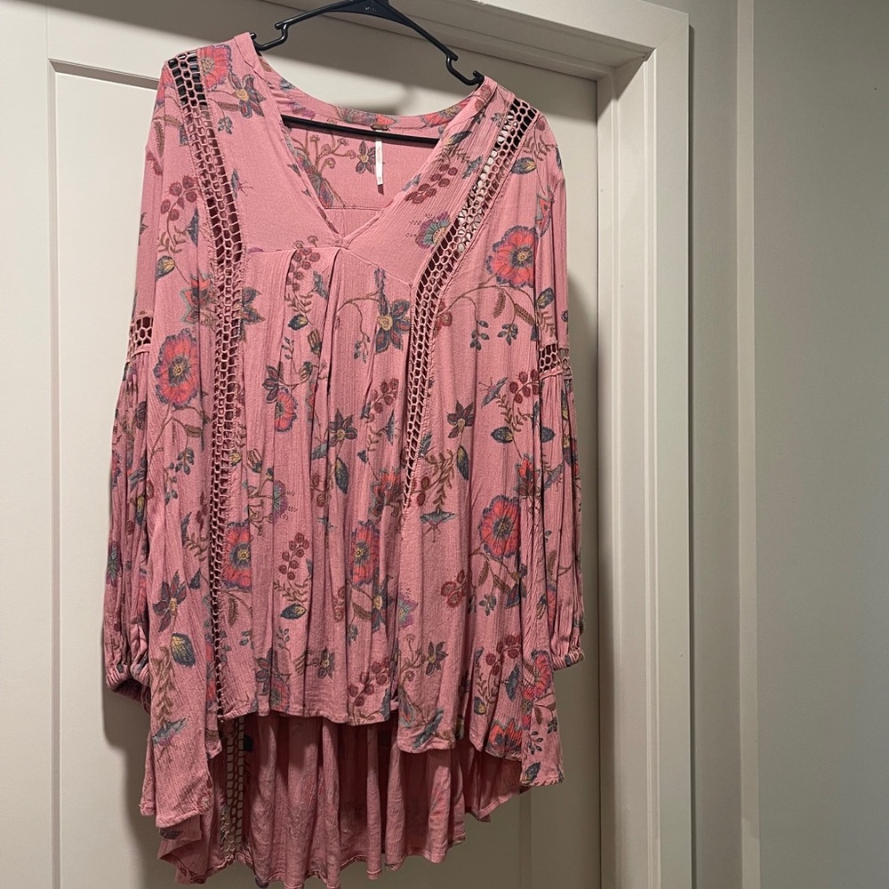 Free People Floral Tunic